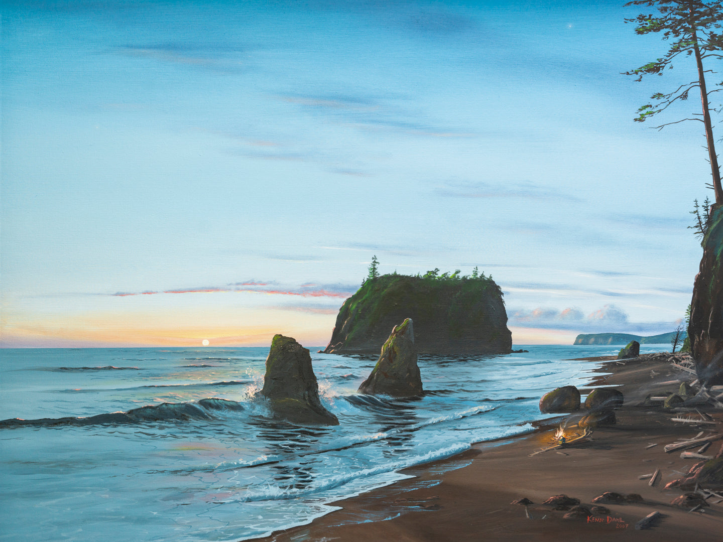 Campfire at Ruby Beach