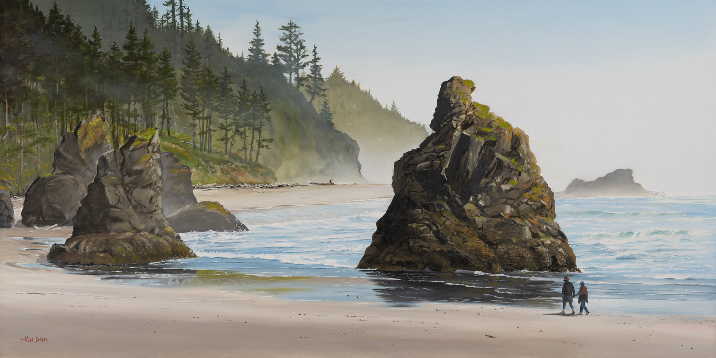 Monuments at Ruby Beach