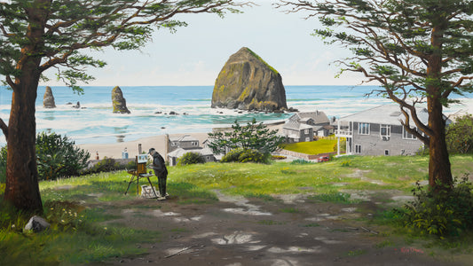 The Painter at Cannon Beach