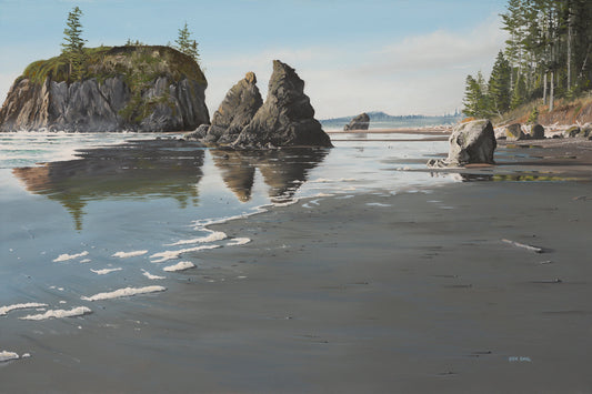 Morning Reflections at Ruby Beach